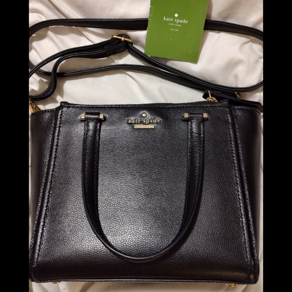 Kade spade black New York purse.